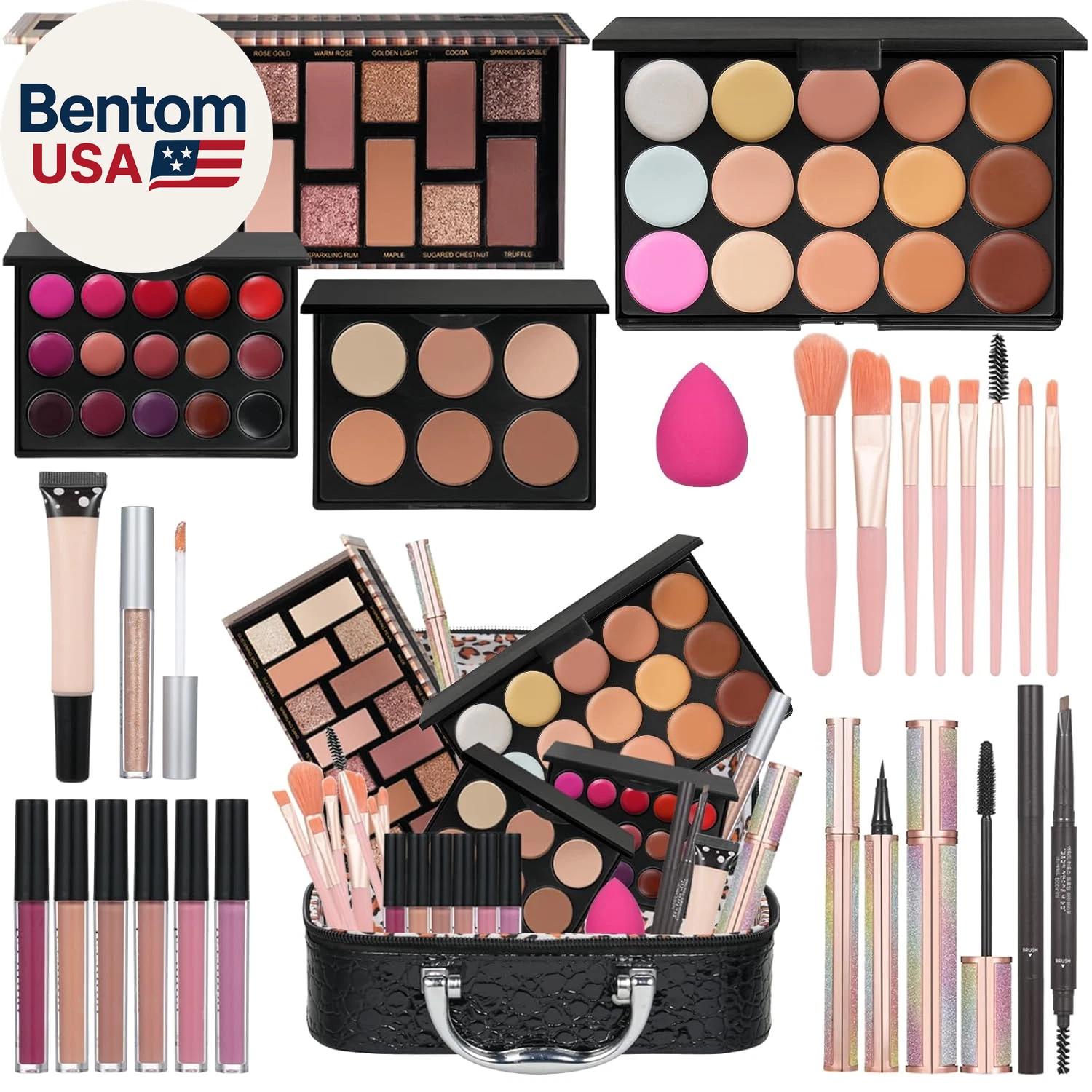 Makeup Kit for Girls Gift, Make up Kit for Women Full Kit Includes Sponge Eyesha