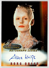 Women of Star Trek in Motion autograph trading card A4 Alice Krige as Borg Queen