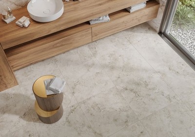 22,89£/m² Feinsteinzeugfliese hellbeige Stein matt 60x60 Wand-Bodenfliesen - MUSTER