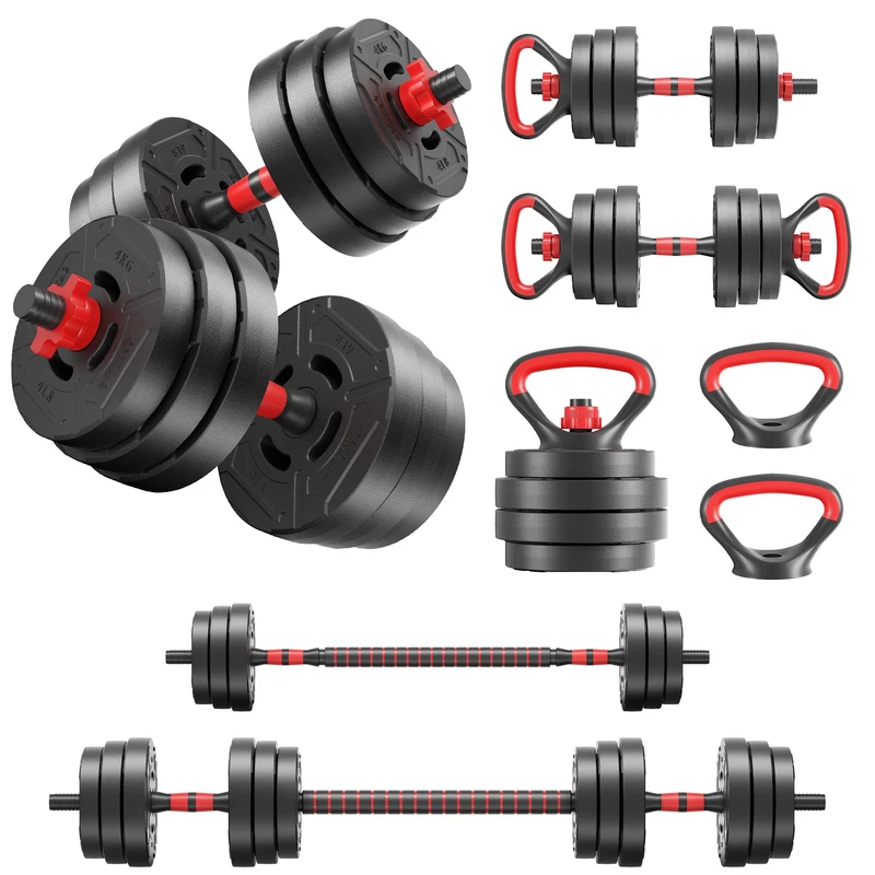 Fitvids 60Lbs 4In1 Adjustable Dumbbell Set Multi-Functional Changeable Dumbbell
Opens in a new windo