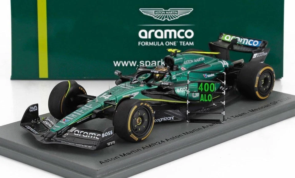 1/43 SPARK ASTON MARTIN F1  AMR24 TEAM ARAMCO COGNIZANT N 14 - Immagine 2 di 2