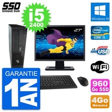 PC Fujitsu E500 E85+ DT Ecran 27" i5-2400 RAM 4Go SSD 960Go Windows 10 Wifi