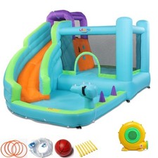 Inflatable Bouncer Bouncy Castle W/ Ball Pit Kids Birthday Party 3.7 x 3 x 2.2m