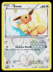 Eevee RC14/RC25 Legendary Treasures: Radiant Collection Holo