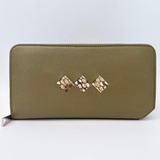 Bottega Veneta Tre Zip-Around Long Wallet 819387V4IKC2854 Alga/Rock/Bone/Fondent