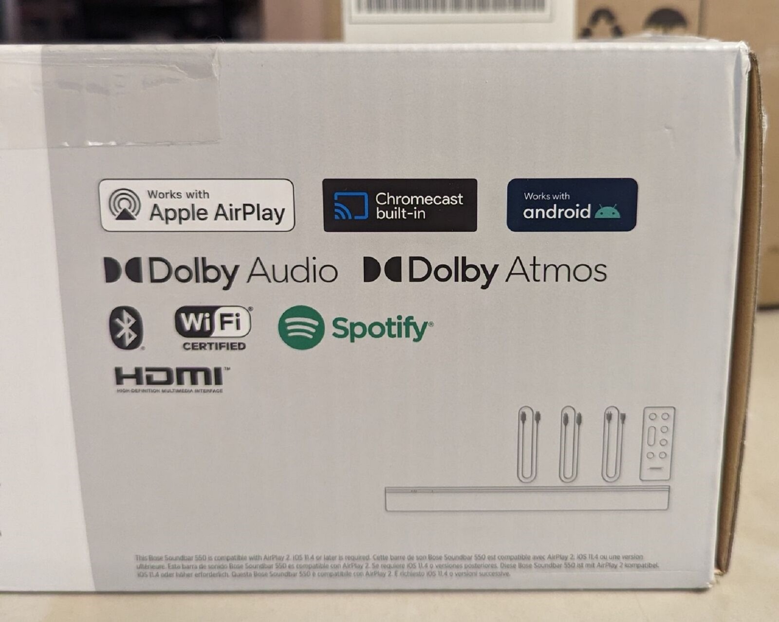Bose Smart Soundbar 550 with Dolby Atmos Speaker
