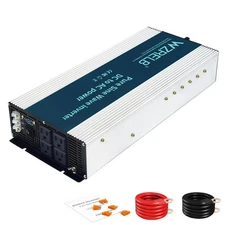 5000W Pure Sine Wave Inverter 48V to 120V Power Car Home Solar Truck Camp Motor