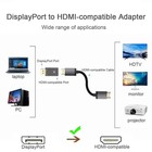 Display Port DP Male To HDMI Female Adapter Converter For 4K HD 1080P HDTV PC UK