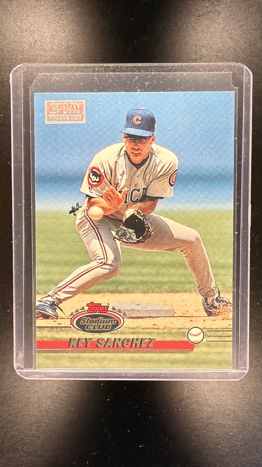 1993 Stadium Club #36 Rey Sanchez First Day Production