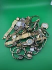 Vintage Lot Of 25 Watches Seiko And Others Gold Tone Some 10k Rolled Gold 2 Lbs