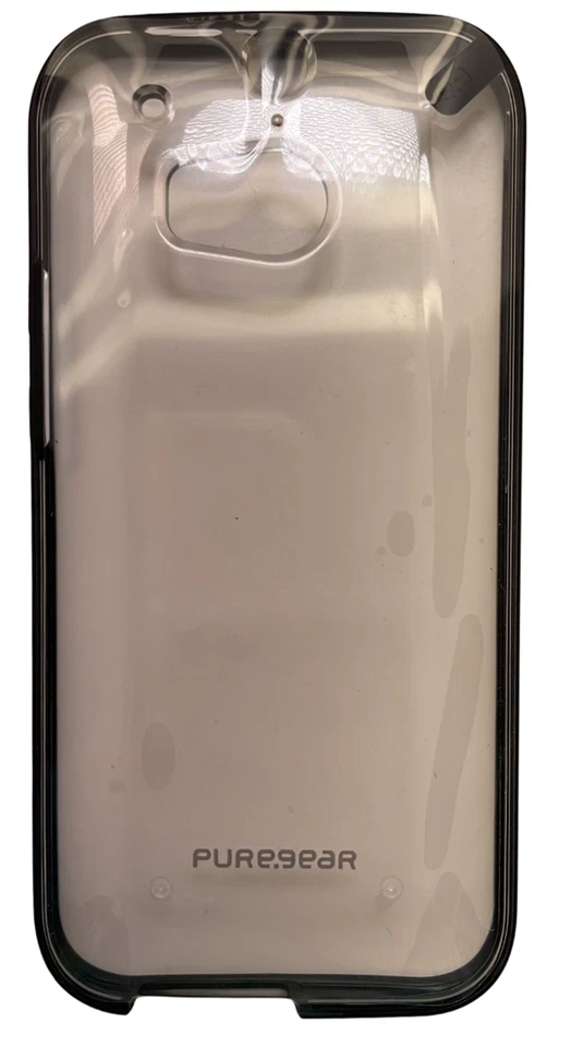 Funda delgada PureGear para el nuevo HTC One, transparente/negro Foto 4 de 4