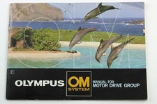 Olympus OM System Motor Drive Group User Instruction - Manual Booklet