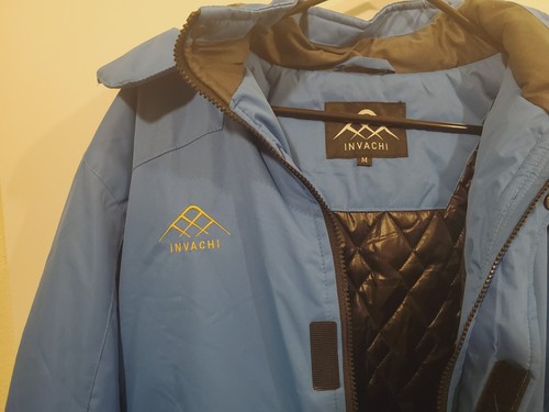 INVACHI Men's Waterproof Ski Jacket Hooded, Size M, Brand New, Light Blue - Picture 9 of 9