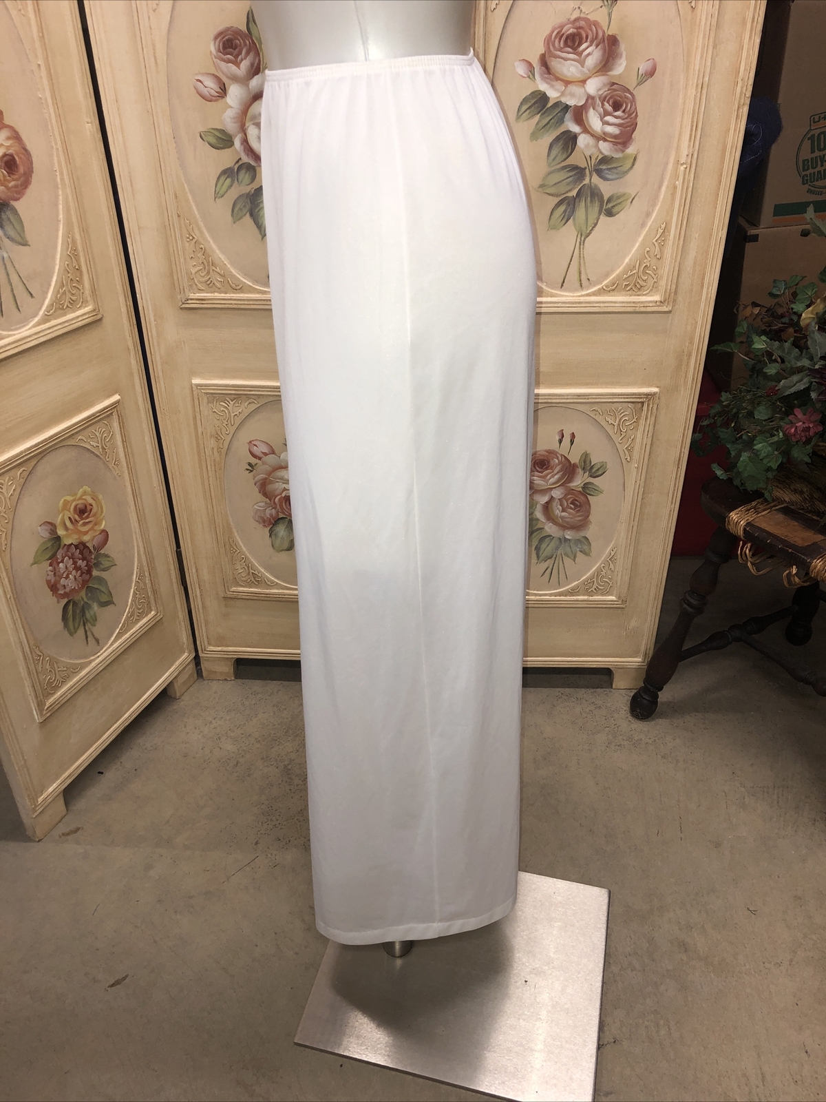 Vintage Sears The Doesnt Slip Long Ivory Half Slip S Gem