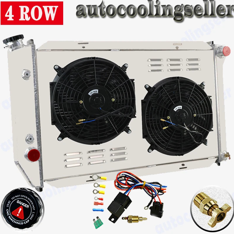 RADIATOR SHROUD FAN FIT 72-79 73 74 74 75 FORD LTD II RANCHERO LINCOLN MARK V V8 - Image 2 of 4