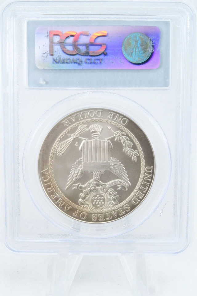 2008-P PCGS MS70 Bald Eagle Silver Modern Commemorative Dollar - Image 2 of 2