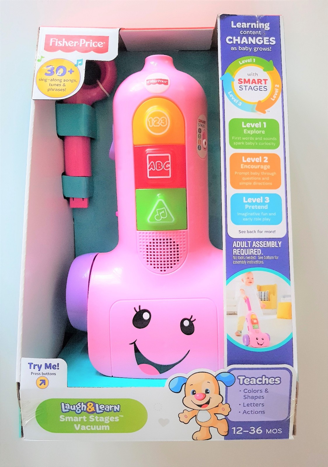 fisher price vacuum pink