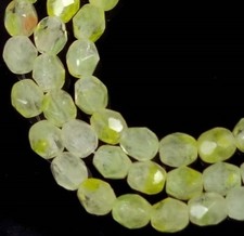 50 Firepolish Czech Glass Faceted Round Beads - Spring Valley 4mm