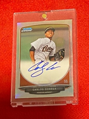 CARLOS CORREA bowman refractor auto
