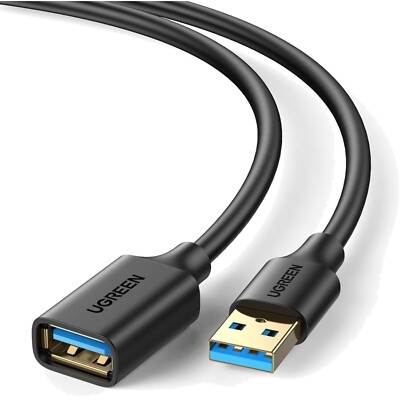 Universelle UGREEN USB 3.0 Verlängerung 5Gbps 1m -  für PC und Kamera
