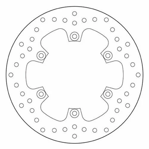 Disco Freno Posteriore YAMAHA T-MAX 500 ABS 2005 2006 2007 TMAX Brembo Serie Oro - Immagine 2 di 4
