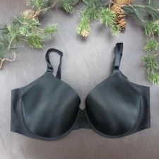 Warner's Bra 40D Black Padded Underwire Adjustable Clasp Back