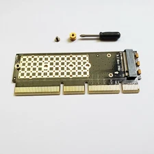 M.2 NVME SSD PCIE 4.0 ADAPTER CARD M KEY X16 X8 X4 FOR 1U Server Mini ITX PC