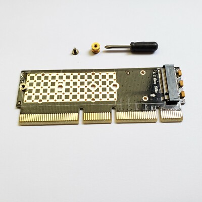 M.2 NVME SSD PCIE 4.0 ADAPTER CARD M KEY X16 X8 X4 FOR 1U Server Mini ITX PC