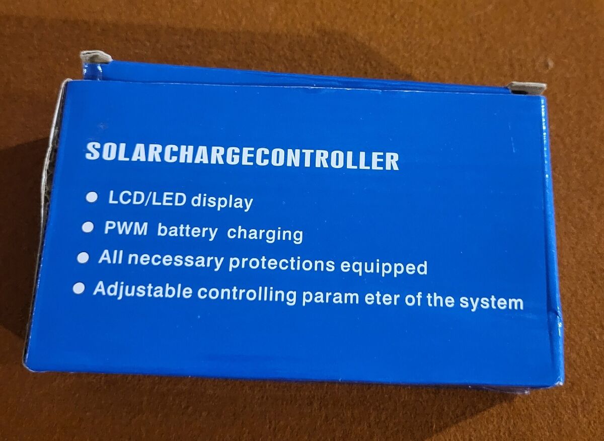 Solar Charge Controller Model W88-C 12V/24V 30A New - USA Seller