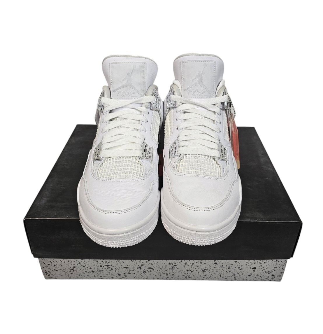 Nike Air Jordan 4 Retro Metallic Silver CT8527-100 Size 8 New With
