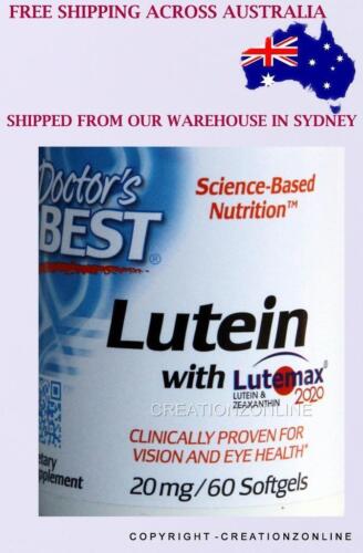 LUTEIN with LUTEMAX 2020 20 mg 60 Capsules DOCTORS BEST Vision Eye Health - Picture 4 of 4