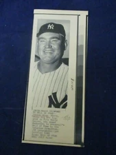 1981 MLB Johnny Mize New York Yankees HOF inductee Vintage Wire Press Photo