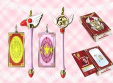 NEW Card Captor Sakura Replica Charm Set 2 Types Clow  Star Wand Official Japan