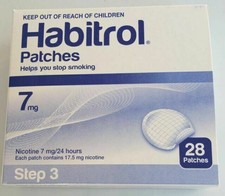 Habitrol 7mg 7 mg Step 3 Nicotine Transdermal Patches. 1 Box of 28. Exp 12/2026