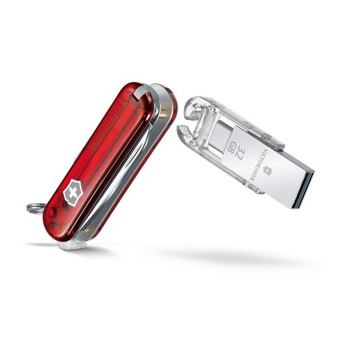 VICTORINOX @Work Outdoor Swiss Army Knife USB Memory 32GB New - Picture 8 of 13