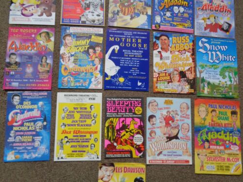 1980s/1990s - Lot of 21 Pantomime Flyers/Handbills - Picture 3 of 4