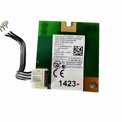 Epson Printer WLU6117-D69 2167573-00 Wireless LAN WIFI Module Board For WF-7620