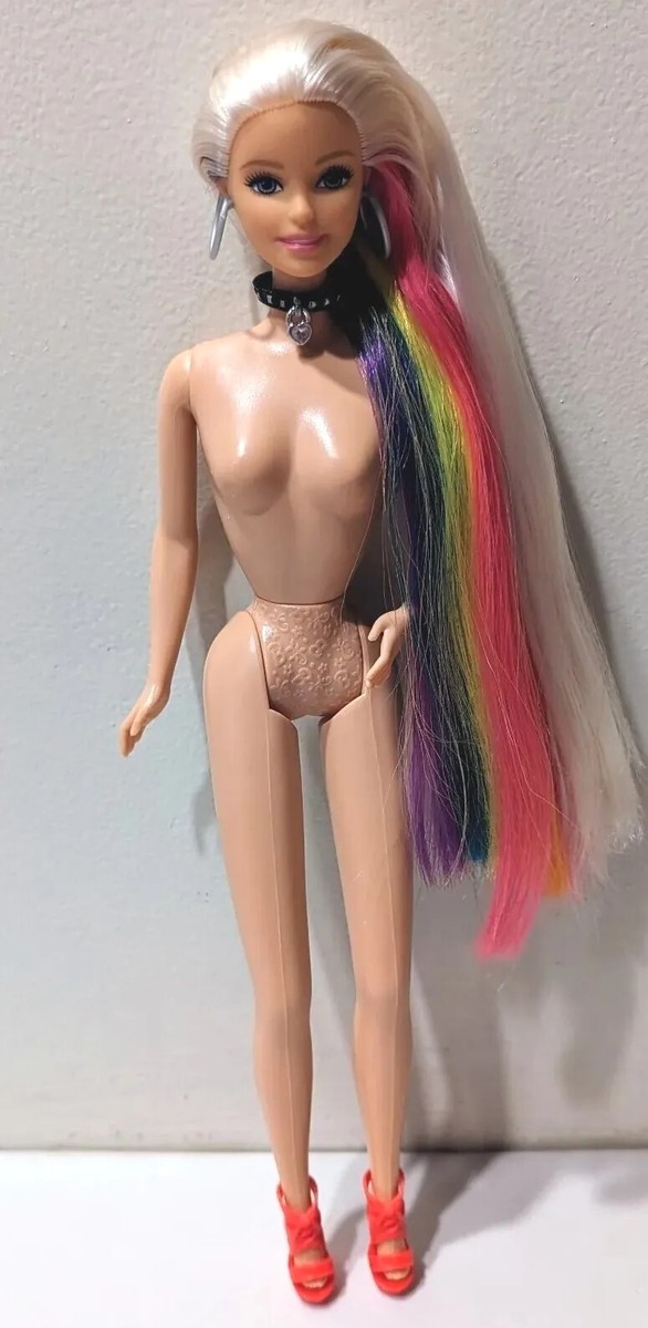 アンティックドール Barbie Doll - OOAK TNT Barbie Rainbow Hair Gorgeous! | eBay