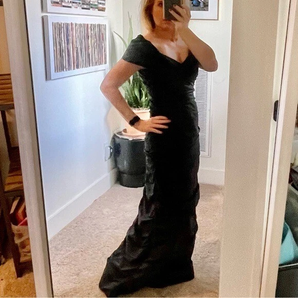 Classic black deals gown