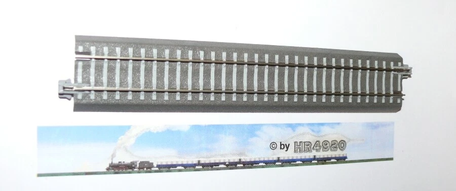 SH Tillig 83701 Bettungsgleis gerades Gleis 6 Stück 166mm