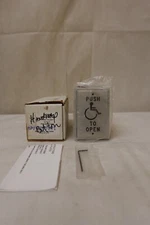 ASP - Pneumatic Time Delay - Handicapped "Push To Open " Push Button Switch NOS