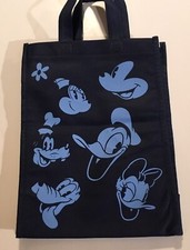 New - Disney Character Tote Bag - Nylon - Mickey Donald Minnie Daisy Goofy Pluto