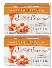 Lot 2 NIB Bigelow Salted Caramel Black Tea 36Bag Brew Instant Christmas FreeShip