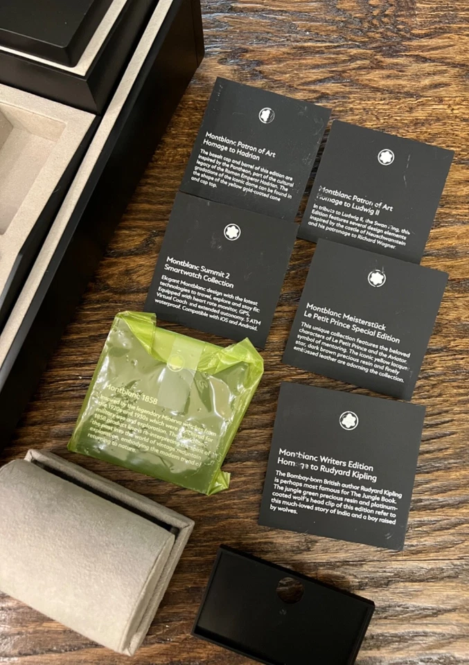 AUTHENTIC MONTBLANC Retail Display Case Showcases for Watches Pens Signs RARE - Image 4 of 4