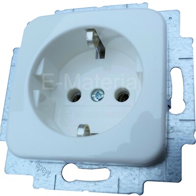 Busch Jaeger  Schuko- Steckdose  20 EUC-214  alpinweiß / Reflex Si 