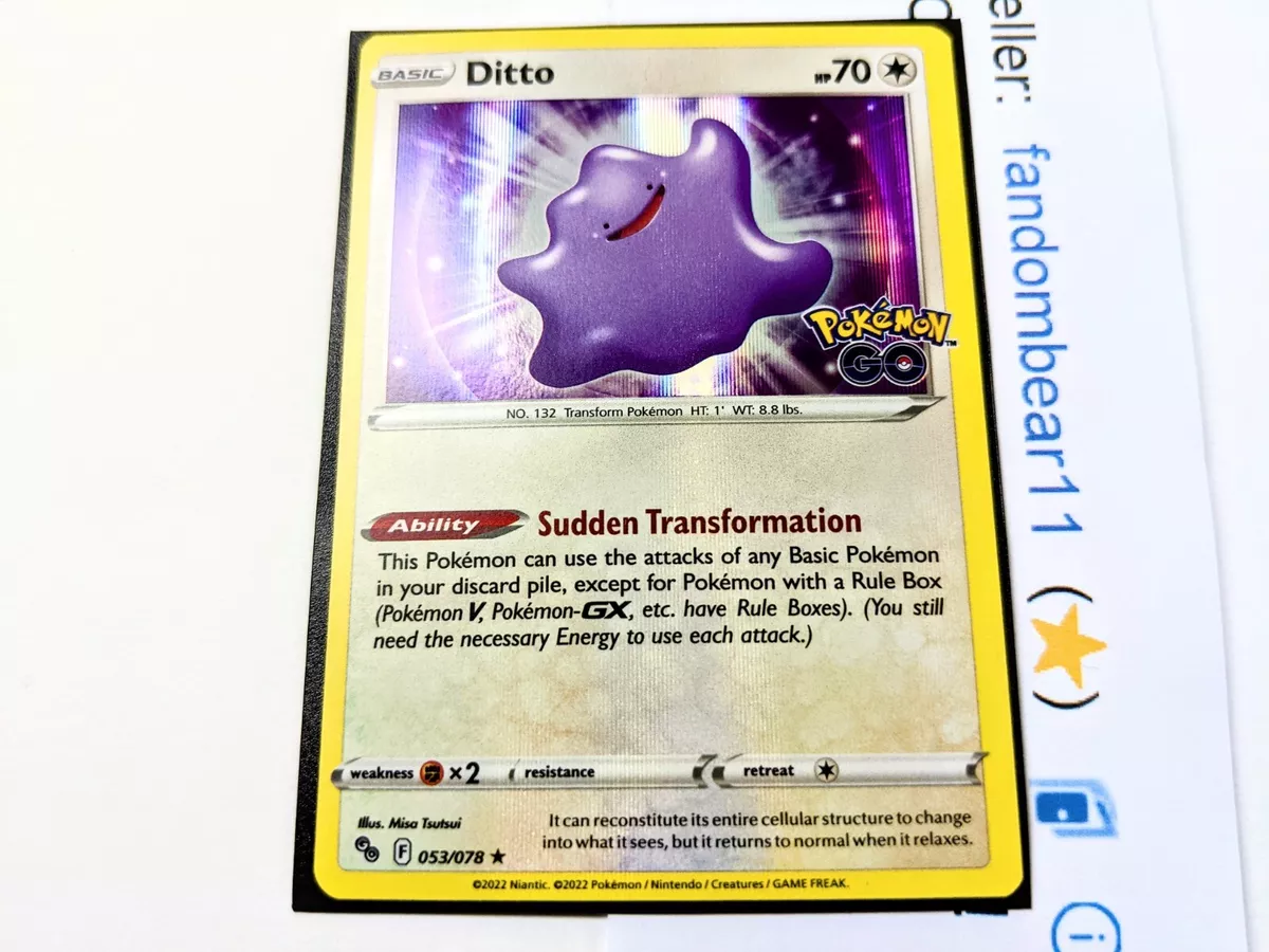 Ditto (053/78), Busca de Cards