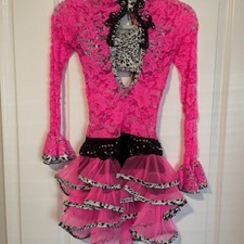 Custom Dance Competition Girls Jazz Medium Costume, 10/12 Gorgeous 