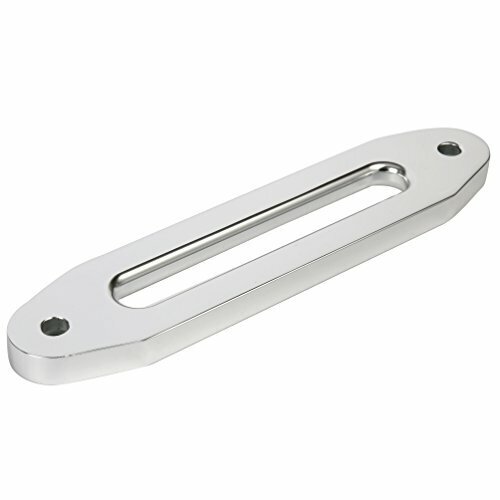 10inch Billet Aluminum Hawse Fairlead For Synthetic Winch Rope Cable Guide 8000-15000LBs Capacity Offroads Adventure Use