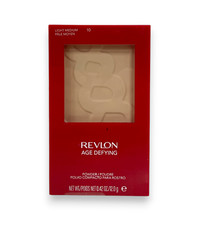 Revlon Age Defying Powder 0.42oz/12g/10 Light Medium As Seen In Pics