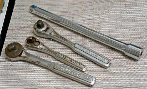 Vtg CRAFTSMAN USA -V- 43781 Ratchet 3/8